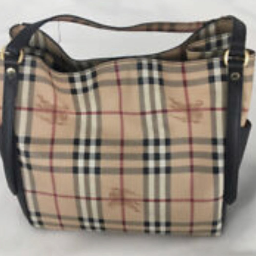 Burberry Handbag - 10” Wide x 9” High x 7”